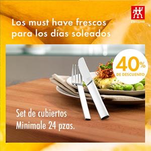 Descuento en cubiertos