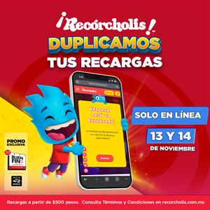 Duplica tus recargas