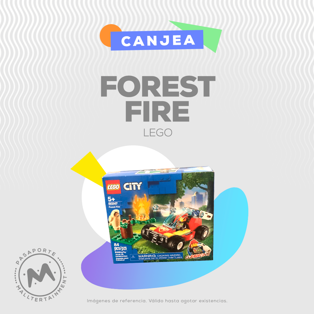 Lego forest fire