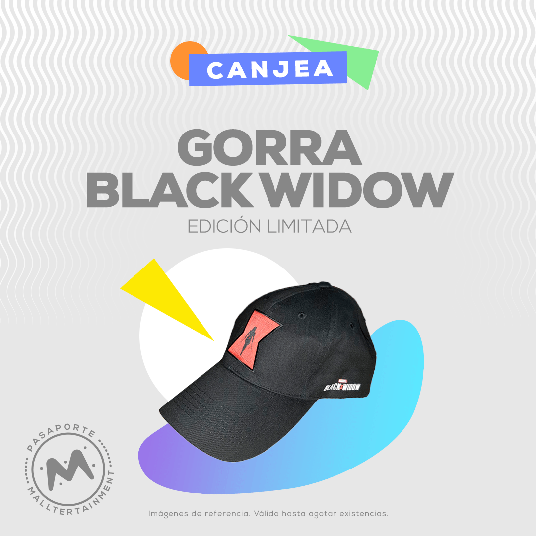 Gorra edición limitada Black Widow-Marvel