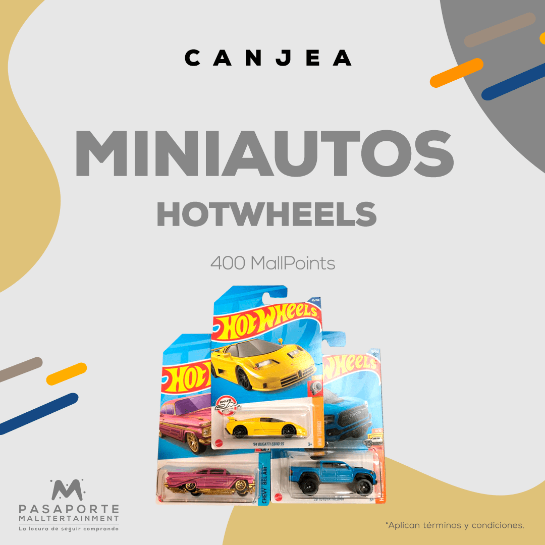 Mini autos Hotwheels