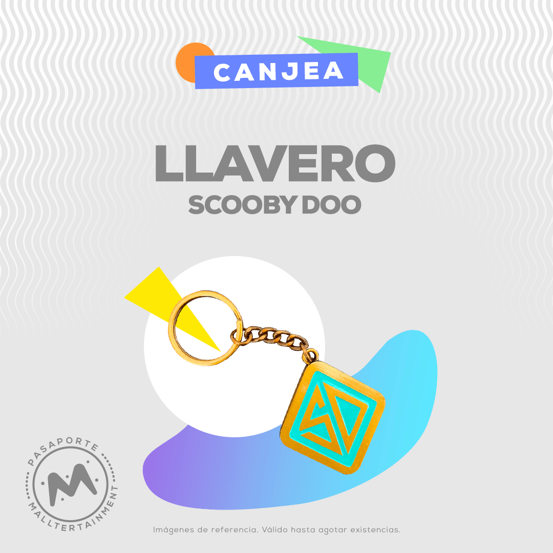 Llavero Scooby Doo de cobre.