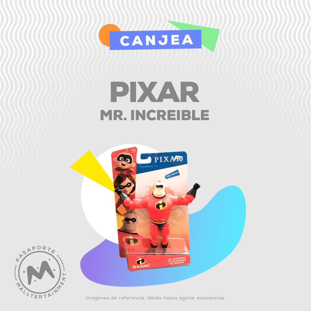 Juguete pixar Mr increible.