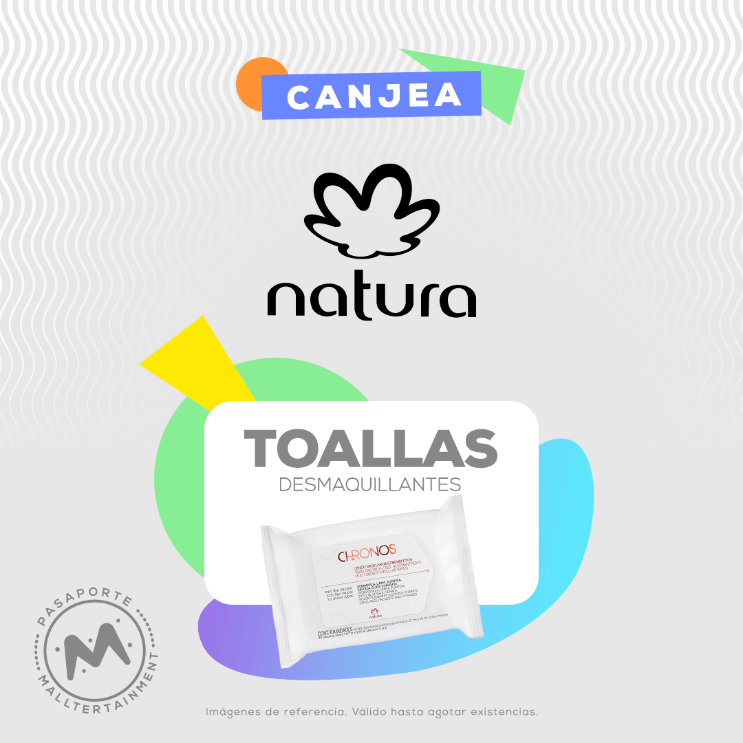 Set de toallitas desmaquillantes natura