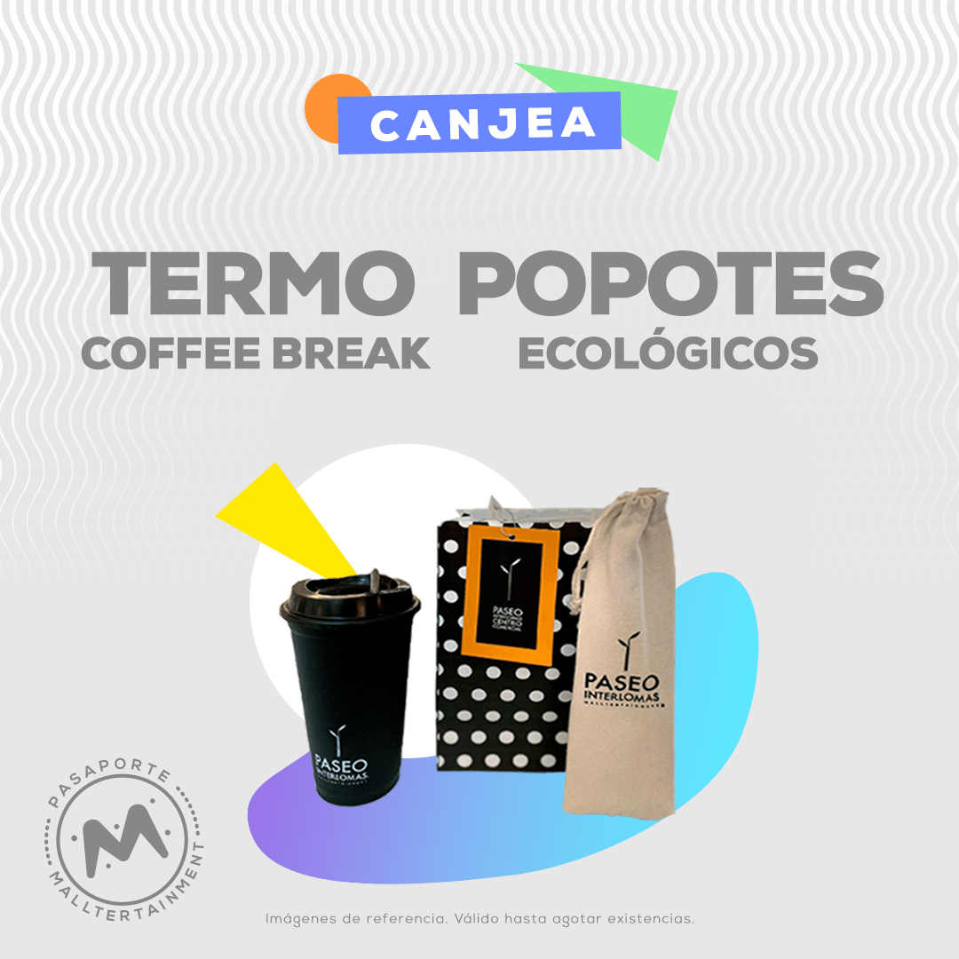 Kit de termo y popotes ecológicos